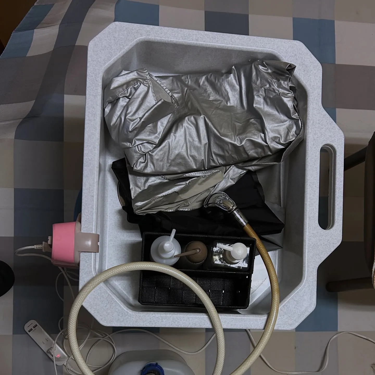 【シャンプー 前屈み姿勢バージョン】